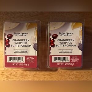 Better Homes And Gardens Cranberry Whipped Buttercream Wax Cubes Set
